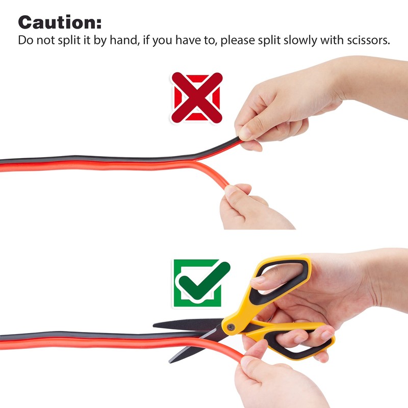 CARTMAN 1 Gauge 20 Feet Jumper Cables 800AMP Heavy Duty