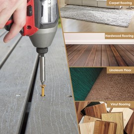 Abizarch 125Pcs Squeaky Floor Repair Kit Steel Eliminate Floor Squeak Screws Kit Premium Squeaking Floor Fix Nails Floor Fixing Screws Replacement for Carpeted Floors Hardwood Floors ZHAZHAMO