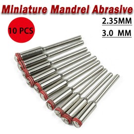 10pcs 3mm Shank Mandrel Arbor Shaft Wheel for Dremel Cutting Off Wheel Disc Holder Rotary Tool