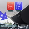 XQMMGO Sonnenschutz Auto Frontscheibe, Auto Sonnenblende, Faltbar Sonnenschirm Auto Frontscheibe