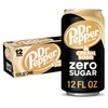 DR PEPPER and Cream Soda Zero Sugar, 12 fl oz