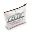 Kamala Makeup Bag Madam President Gift Childless Cat Lady Gifts