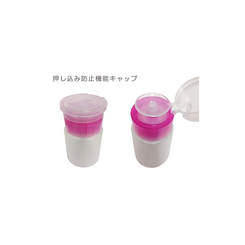 Plastic Pump Dispenser with Anti-Push Cap 60ml (White)