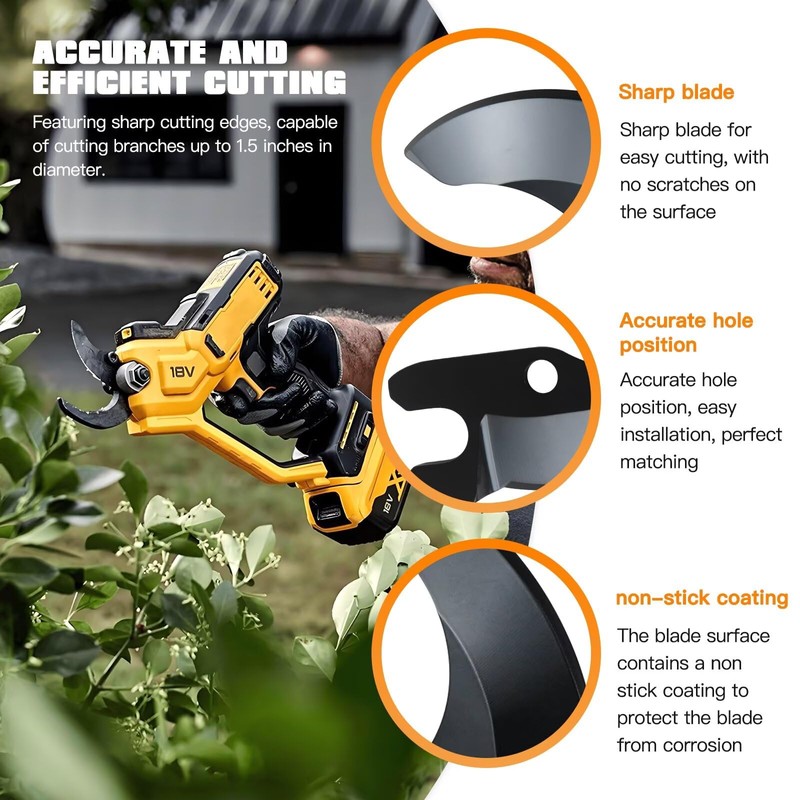 Suifaqi 2 Pack Pruing Saw Blade for Dewalt Cordless Pruner