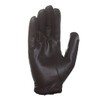 Harssidanzar Men's Thin Unlined Leather Police Gloves GM031EU, brown