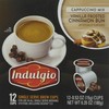 Indulgio Cappuccino Compatible with 2.0 Brewers, Vanilla Frosted Cinnamon Bun,