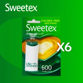 Sweetex Tablets Dispenser 600 Tablets, Pack of 6, Total 3600 tablets