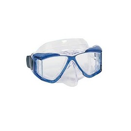 Tilos Panoramic Jr. 4 Window Silicone Mask for Smaller Faces, Blue