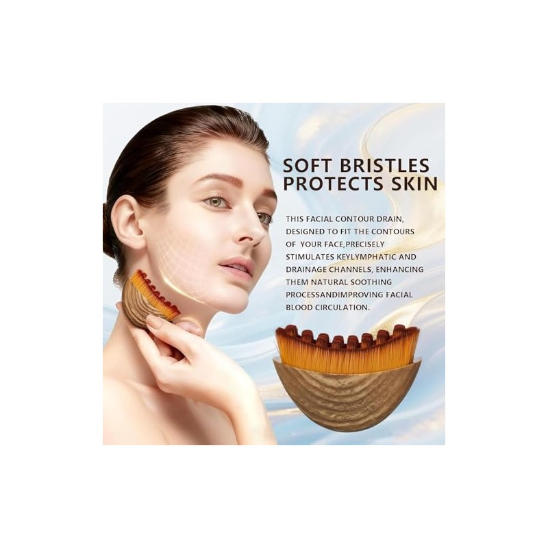 Set Rodillo Hielo, Gua Sha y Cepillo Linfático para Masaje