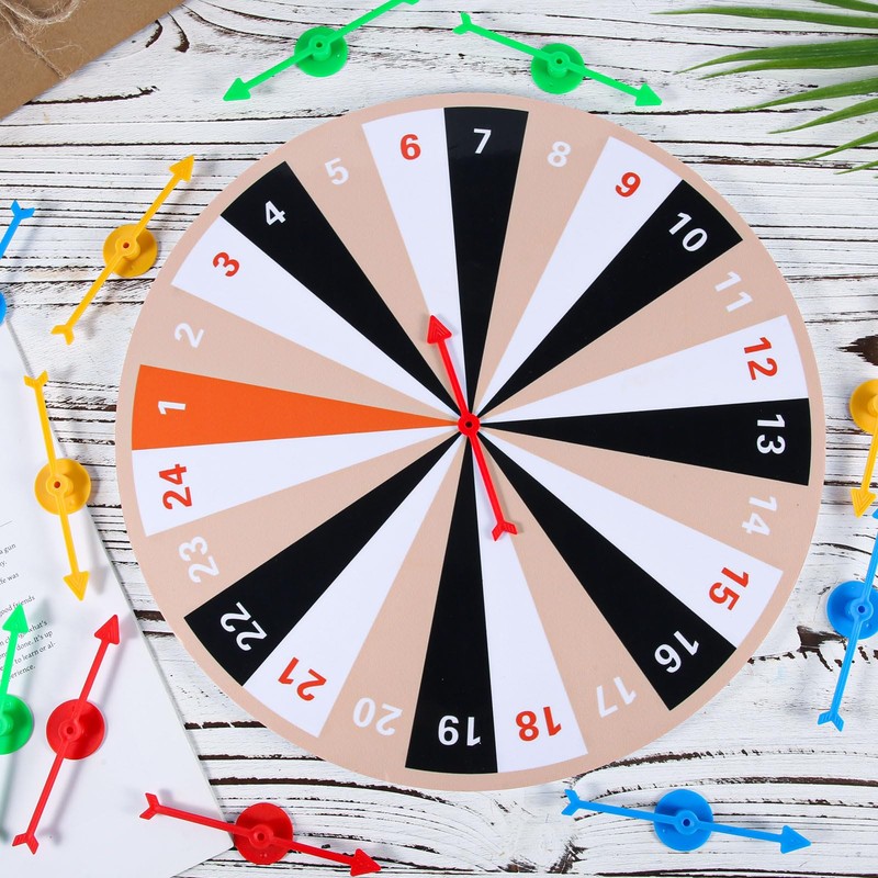 XIHIRCD 12pcs Game Spinners, 3.94inch Plastic Spinners Arrow Game Spinners