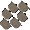 Caltric Brake Pads for Honda GL1100I Goldwing Interstate 1980 1981
