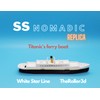 12" Prebuilt Display Model Ship (SS Nomadic 6" length model)