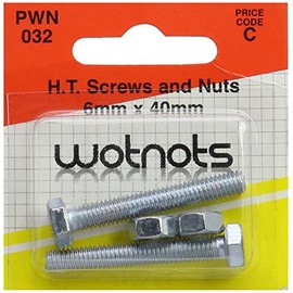 Pearl PWN032 M6 x 40 High Tensile Set Screws/Nuts