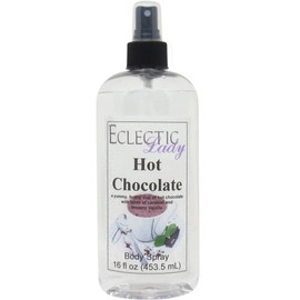 Hot Chocolate Body Spray (Double Strength), 8 ounces, Body Mist for Women with Clean, Light & Gentle Fragrance, Long Lasting Perfume with Comforting Scent for Men & Women, Cologne with Soft, Subtle