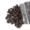 500 PCS Micro Rings Links Beads 3.5x3.0x6.0mm Copper Tubes for