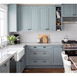 Schaub & Co. 778-VI Mountain 6" Handle Pull - Verde Imperiale