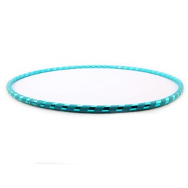 The Spinsterz Beginner Hoop: Weighted Fitness Hula-Hoop for Adults Weight Loss, Waist Exercise Ring for Cardio & Core, Adjustable Quality Detachable Hula Shaper for Beginners, Made in USA - Amazonite