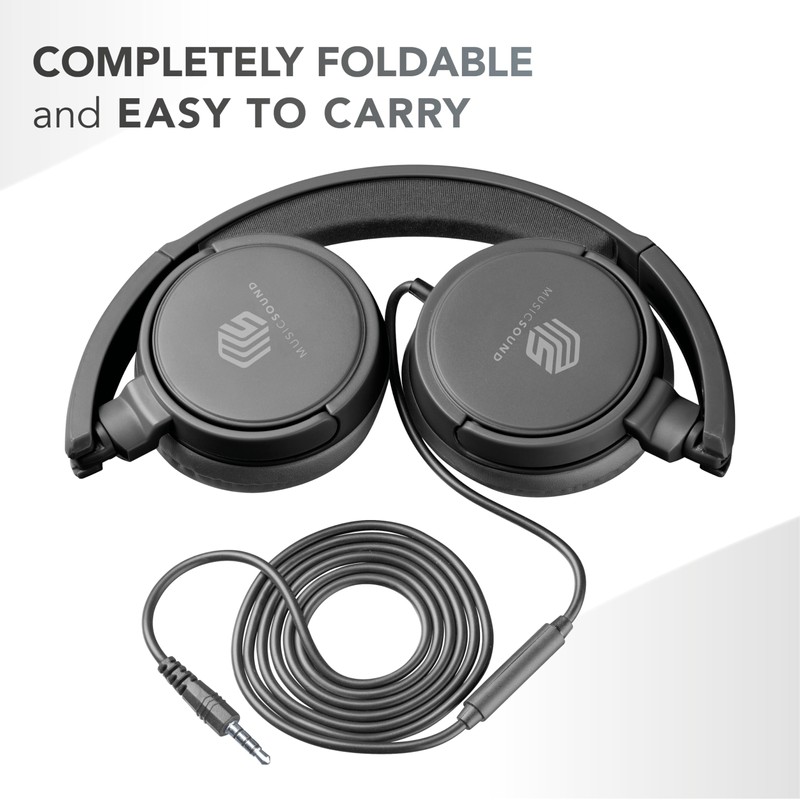 Music Sound Over Ear Basic Wired Headphones | On-Ear Headphones