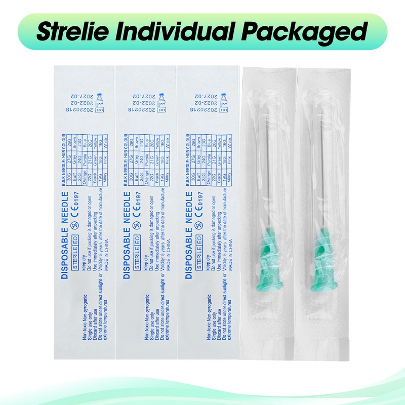 100pcs 21G 38MM Dispensing Stainless Steel Pipe Accessories for Scientific