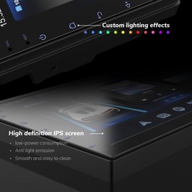 Haudio Double Din Portable Wireless CarPlay Screen for Car, 7" HD Touchscreen with Apple CarPlay, Android Auto, GPS Navigation, Bluetooth, Voice Control, Mirror Link (2+32G, No Backup Camera)