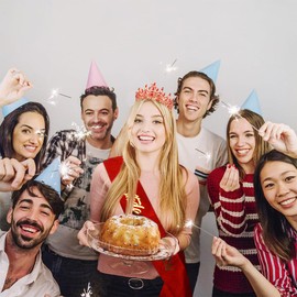 ATODEN Red Tiara Crown Birthday Queen Sash Tiaras and Crowns for Women Girls Crystal Princess Tiara Rhinestone Headbands Quinceanera Crown Headpieces Happy Birthday Decorations Accessories for Wedding