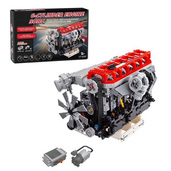 CubiMythx Inline 6-Cylinder SOHC Turbocharged Engine Building Blocks and Construction
