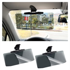 Salior 2Pcs Car Visor(Upgraded Version to Block Harmful UV Rays) Adjustable Angle, Anti-Glare 12.6' x 6' Safe Driving Car Accessories Sun Visor Extender, Universal for Cars, Trucks, SUVs. (2Pcs)