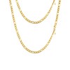 Prosteel Men's Stainless Steel 18K Gold-Plated Classic Figaro Chain /