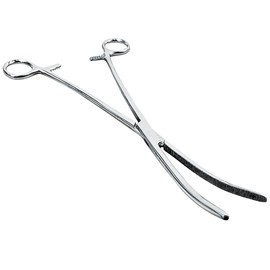 ADROIT 12" Curved Extra Long Hemostat Forceps | Stainless Steel Design | Extra Long with Small Teeth On Jaws | Locking Mechanism Built in | Great for Sewing, Fishing, Jewelry Making, Multi-Use