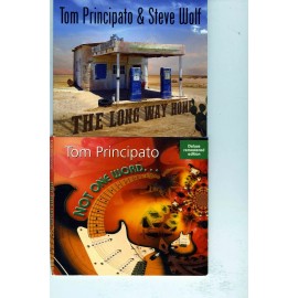 Set of 2 Tom Principato Instrumental Guitar CD's "Not One Word", "Long Way Home"