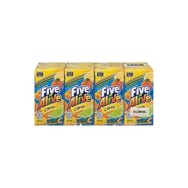 Five Alive Citrus Juice Box (8-Pack) 6.7Oz {Imported from Canada}