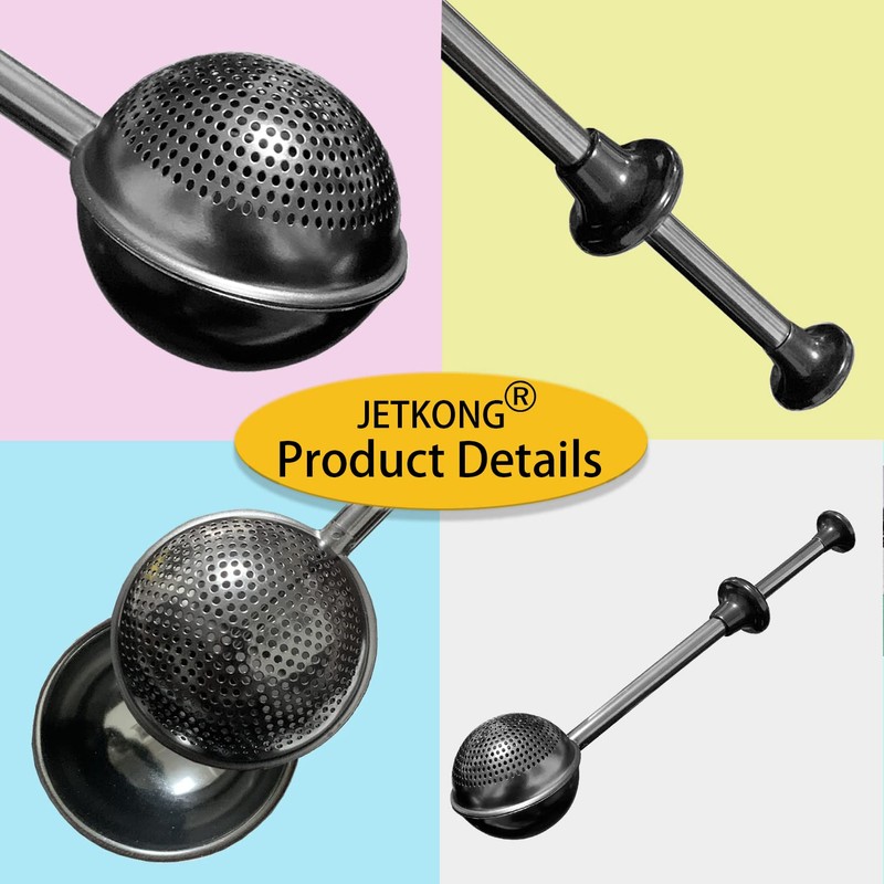 JETKONG Baker's Dusting Wand for Sugar, Flour and Spices, Stainless