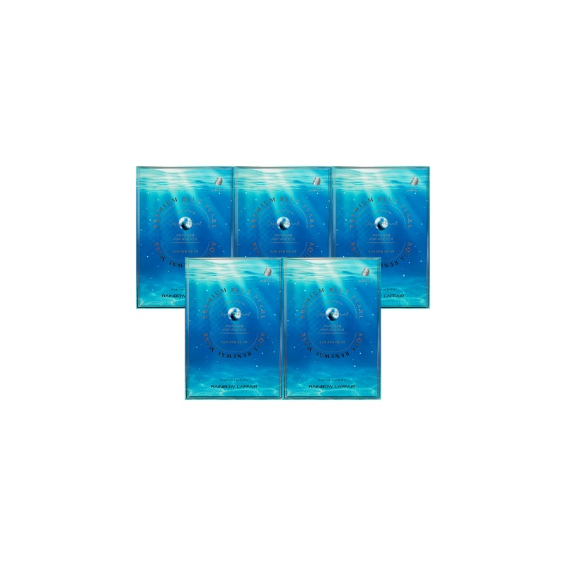 Rainbow Raphael Premium Blue Pearl Aqua Renewal Mask Pack 30ml