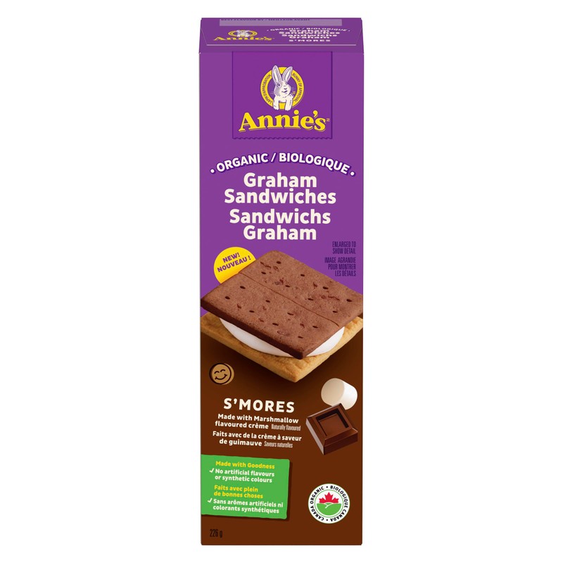 ANNIE'S - ORGANIC Graham Sandwiches S'mores, 226 Grams