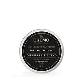 Cremo Styling Beard Balm, Distillers Blend (Reserve Collection), Nourishes, Shapes And Moisturizes All Lengths Of Facial Hair, 2 Ounce                