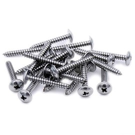 No.4 x 0.5 (2.9mm x 13mm) Pozi Flanged Self-Tapping Screw - Stainless Steel (A2) (Pack of 20)