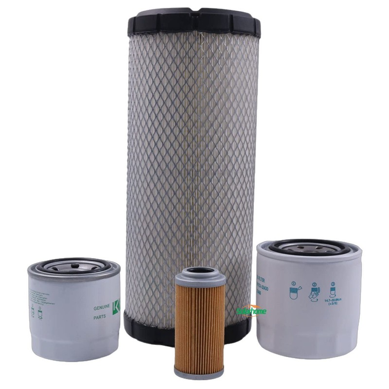 Solarhome Maintenance Filter Kit Compatible with Kubota KX057-4 Excavators with