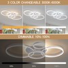 O'NEELDY Modern Light Fixtures Ceiling Flush Mount Modern Led Ceiling