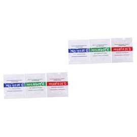 TEHAUX 2sets Ph Calibration Ph Buffer Powder Ph Meter Accessory Distilled Water Ph Powder for Pool Aquarium 3pcs*2