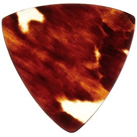 Greco TRL 0.8 Greco / Guitar Pick, Genuine Tortoise Shell Bekko Triangle Large (Thickness 0.03 inches (0.8 mm)