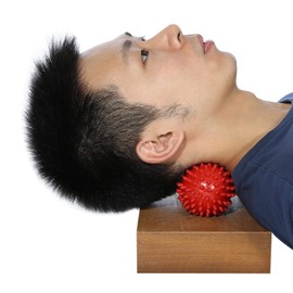 Double Peanut Massage Lacrosse Ball, Spiky Therapy Ball for Leg Back Shoulder Muscle Release Relief Deep Tissue Massage Yoga Ball(#1)