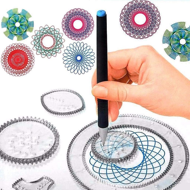 23 Piece Art Set for Stunning Geometric Designs with 6