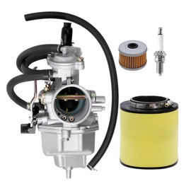 MDEOOSKY TRX250 Recon 250 Carburetor, Replacement for Honda TRX250 Recon 1997-2001, Replacement for TRX250TE TRX250TM 2002-2007 TRX250 Carb, Carburetor with Air Filter, Oil Filter and Spark Plug