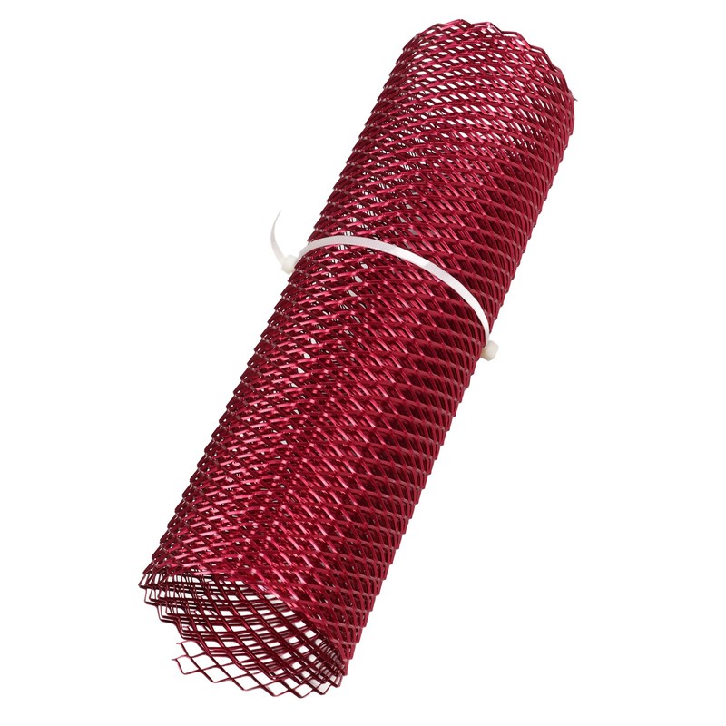 Car Front Center Grid Grille Rhombic Mesh Stable Structure Aluminum