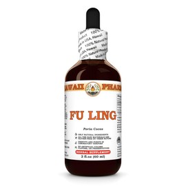 Fu Ling (Poria Cocos) Dry Sclerotia Tincture, Made in Hawaii, All Natural, Vegan, Pure Liquid Extract - 2 fl.oz