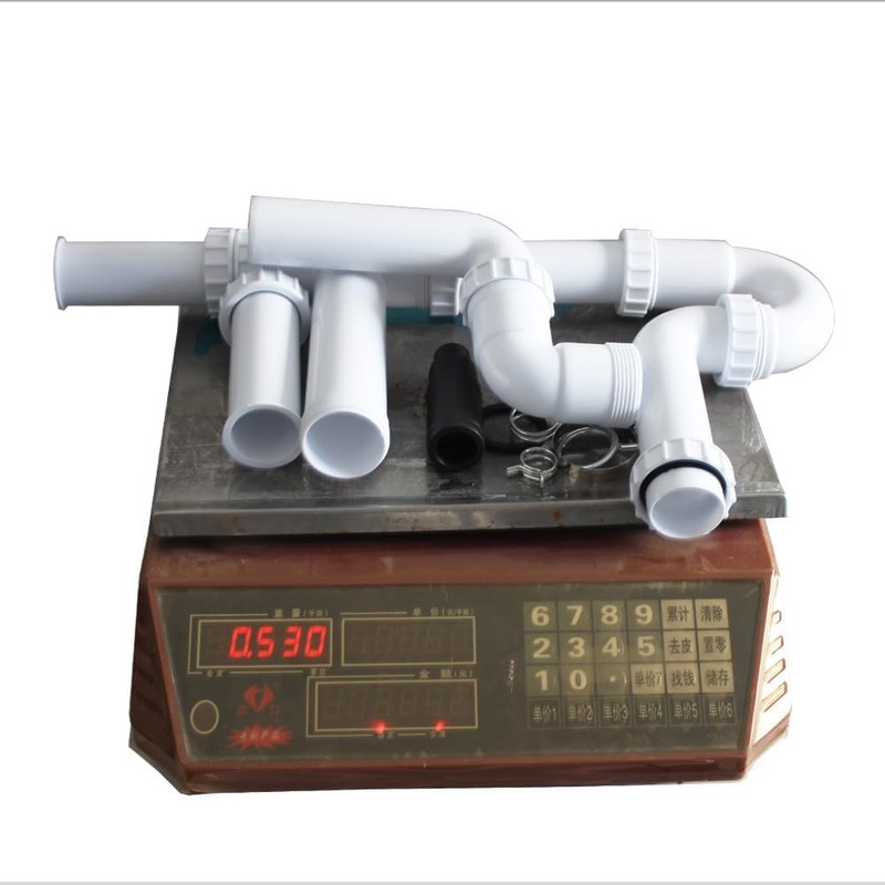 G1-1/2'' PP Material Double Sink Waste Drain Pipe Kit Assembly