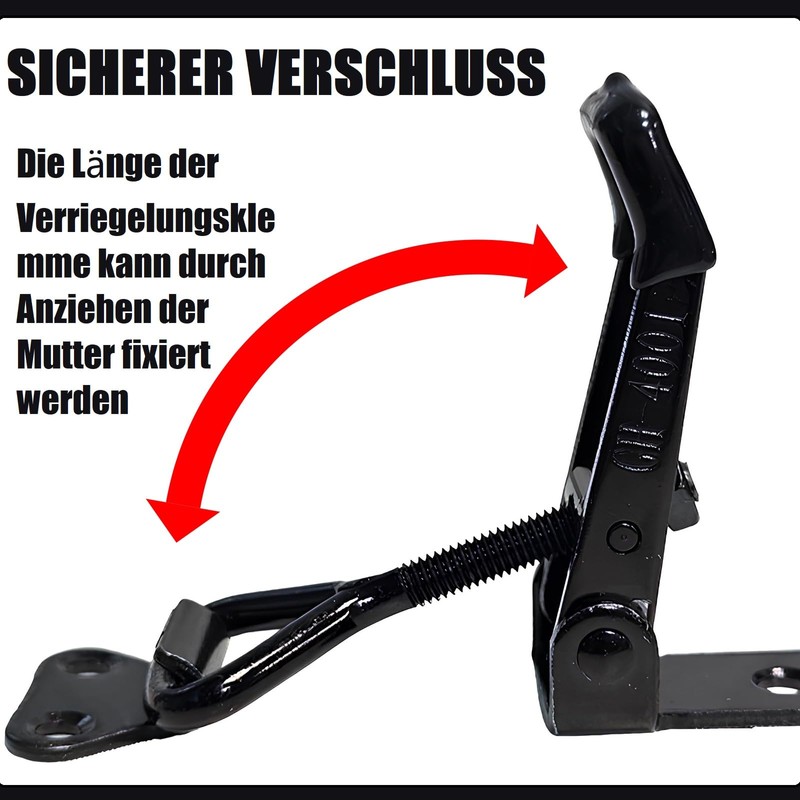 TONAUP Tension Latch, Lever Lock Holding Capacity Door Bolt Corner