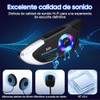 Intercomunicador para Casco de Moto con MicróFono, Auricular Bluetooth 5.4,