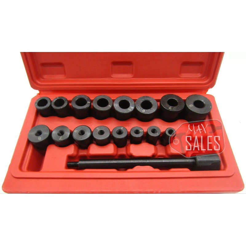 UNIVERSAL CLUTCH ALIGNMENT TOOL 17PC SET HAND BEARING TRANSMISSION KIT
