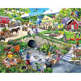 White Mountain Puzzles - Captured Moments Seek & Find - 1000 Piece Jigsaw Puzzle for Adults - Fun Family Activity - 24"x30"